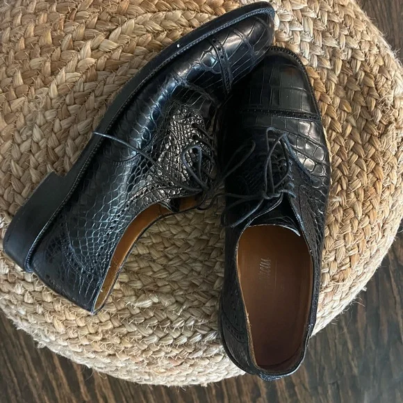 Neiman Marcus | Shoes | Beautiful Mens Lace Up Crocodile 